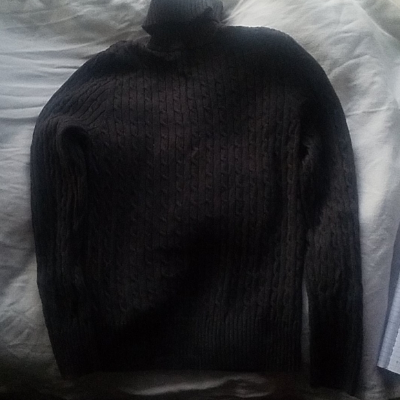 Jeanne Pierre long sleeve gray sweater - Picture 3 of 16